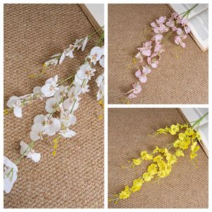 Orquídea Artificial Rosa de una Sola Rama para Decoración de Bodas Estilo INS Transfronterizo - Product Image 3