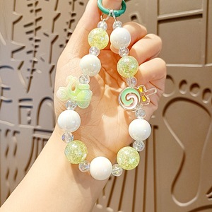 Creative Chip <strong>Bead</strong> DIY <strong>Beaded</strong> Chain <strong>Keychain</strong> Girls Bag Accessory Claw Machine Gift - Product Image 5