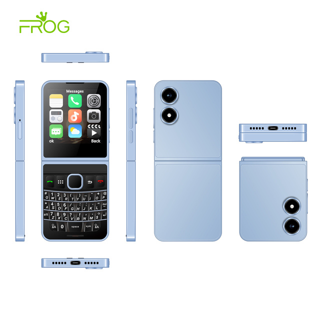 Flip Feature Phone Brand New Cheap Phone GSM 2G 3G Dual SIM Big Button Long Standby Flashlaight Elderly Student Phone