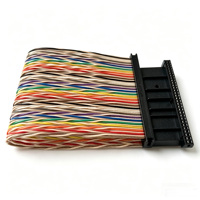 Câble plat FC à pas de 2,54 mm en gros, série 1700/60, câble à paires torsadées pour la transmission de données, matériau d'isolation en PVC