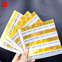 Étiquettes autocollantes papier personnalisé, Code Qr à gratter, cœur, autocollant à gratter