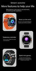 SK7 para Android IOS Sports Smartwatch 500mAh GPS Track Men Watch 2025 Watch Ultra 7 IP68 AMOLED 5,3 BT Call - Product Image 5