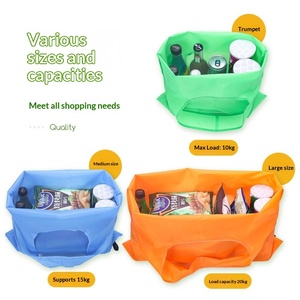 Bolsa de Compras Reutilizable Impermeable de Poliéster, Bolsa de Transporte con Logotipo Personalizado, Regalo Promocional - Product Image 3