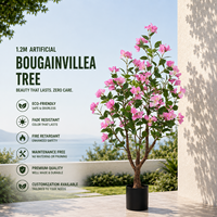 Bouganvillier Artificiel en Soie Hyper-Realiste, Plante Fleurière Ignifuge, Écologique et Durable, Décoration d'Anniversaire, Vente en Gros