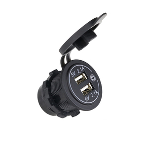 2.1A 12 - <span class=keywords><strong>24</strong></span> Volt Dual Port Socket USB <span class=keywords><strong>Charger</strong></span> mit Touch Button ON OFF Switch - Product Image 3
