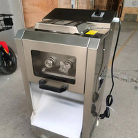 Machine professionnelle électrique de découpe et de déchiquetage de viande fraîche en acier inoxydable de haute puissance