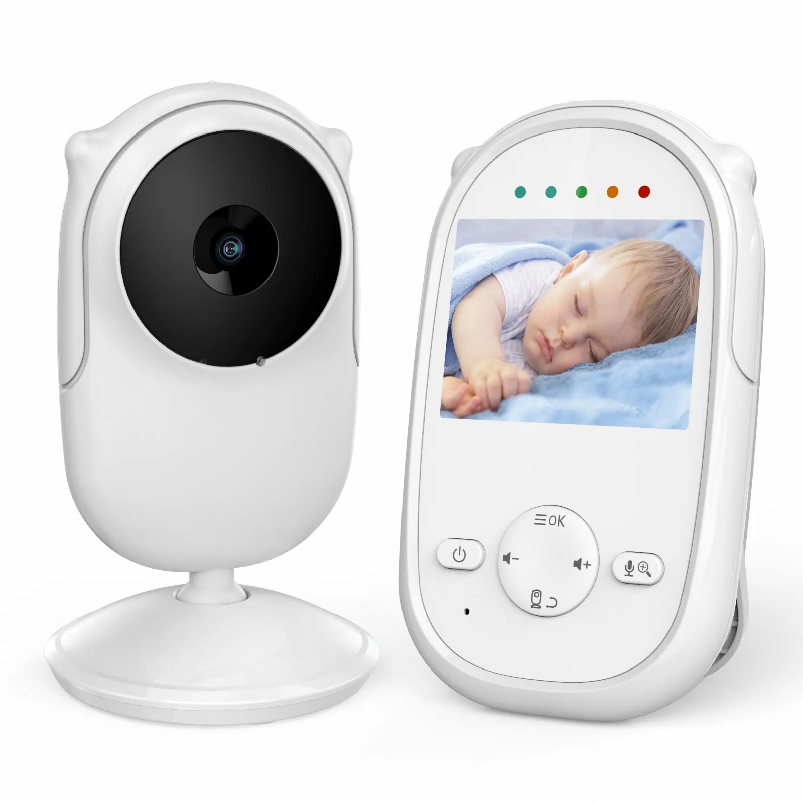 Custom baby monitor wireless baby care device with camera, night vision lullaby factory wholesale Amazon explosion model