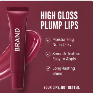 Organic Non-stick Cup Lip Gloss Lip Glaze <b>Lipstick</b> For Natural Look With <b>Custom</b> Logo - Product Image 3