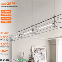 Luminaires de bar modernes, lustres longs suspendus pour la maison, le bureau, l'art industriel, luminaire suspendu