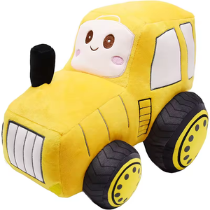 Petit camion bleu personnalisé du fabricant Jouet en peluche doux Animal en peluche Couette en coton Cadeau technique brodé Anniversaire du garçon - Product Image 4