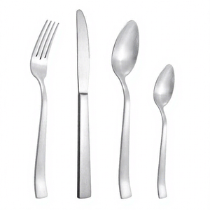 Ensemble de couverts en acier inoxydable 18/10 personnalisé OEM, ensemble de couverts de qualité commerciale à étiquette privée pour les importateurs et les détaillants mondiaux - Product Image 1