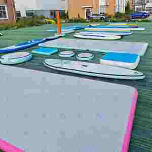 Tappetino da <span class=keywords><strong>ginnastica</strong></span> su misura per pista d'aria per SUP Paddle Board Water Float Board Stock tappetino gonfiabile da allenamento per Fitness e sport all'aria aperta - Product Image 4