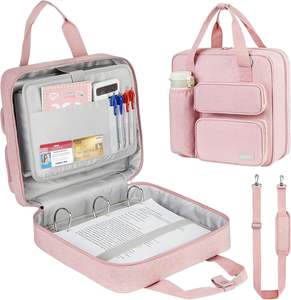 BSCI Solid Color Laptop <b>Bag</b> Full air <b>Bag</b> Laptop <b>Bag</b> Business Trip One Shoulder Crossbody Briefcase <b>Zip</b> Tab Zipper Binder - Product Image 1