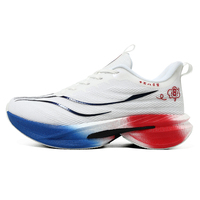 Chaussures de sport décontractées de haute qualité, légères, respirantes, en maille, multicolores, avec plaque en carbone, pour la course à pied