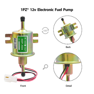 12V Üniversal Elektrikli Yakıt Pompası HEP-02A - Düşük Basınç 2.5-4PSI - Arabalar, Kamyonlar, Tekneler ve Jeneratörler için Yüksek Emiş Güçlü Alüminyum - Product Image 3