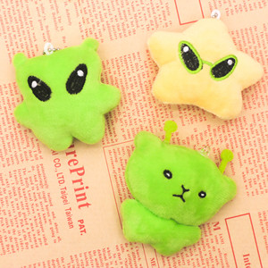 Peluche de astronauta alienígena de la galaxia con ojos grandes, OVNI, llavero de peluche, juguete de peluche para máquina de garras - Product Image 1