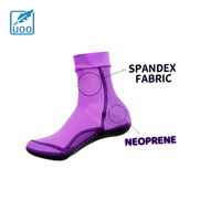 UOO Chaussettes de plage anti-sable en néoprène personnalisées Chaussures imperméables pour la plongée, le surf et les sports nautiques