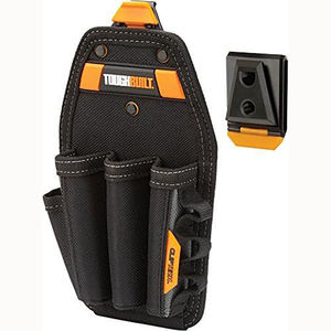 Sac à outils gratuit, sacs à outils robustes de 16 pouces pour hommes, boîte à outils avec 27 poches, organisateur de rangement, sac à outils à large ouverture - Product Image 3