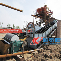 Machine de traitement minéral de haute qualité, économie d'eau, or, cuivre, extraction de sable, double vis, séparateur, prix en spirale