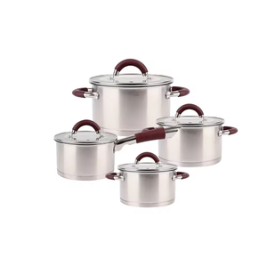 Juego de Utensilios de Cocina Modernos de Acero Inoxidable <span class=keywords><strong>Milano</strong></span> con Tapa de Vidrio Templado, Ecológico para Cocina Casera y Uso Comercial al por Mayor - Product Image 6