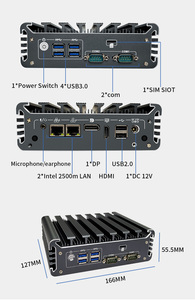 Mini <span class=keywords><strong>PC</strong></span> Fanless 7360U en Gros et Personnalisé pour Usine, Mini <span class=keywords><strong>PC</strong></span> Silencieux Dédié au Bureau et à l'Entrepôt Industriel - Product Image 6