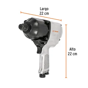 Llave de Impacto Neumática de 4 3/4 Pulgadas (Llave de Pistola) Industrial TRUPER TPN-776X-2-4MASTER - Product Image 3