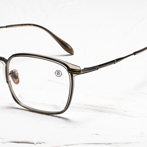 Titanium Full Rim Rectangle <b>Eyeglasses</b> Unisex Anti-Uv Vision Correction <b>Frames</b> for Adults Solid Color Lightweight - Product Image 5