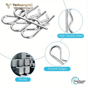 Yachuangxin <b>Galvanized</b> Steel Wire Hooks Zinc Plated Various Sizes for Furniture Assembly - Product Image 3