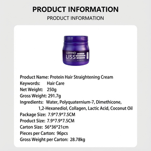 Meilleur extrait de collagène Crème pour cheveux lisses Coiffage puissant Maintient les pointes fourchues Nourrissant Produits pour cheveux secs et bouclés - Product Image 4