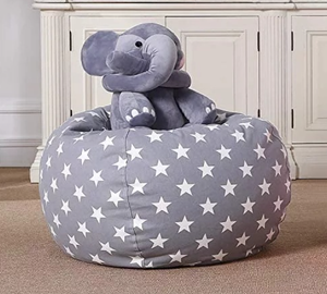 Kids' <strong>Bean</strong> <strong>Bag</strong> Chair Stuffed Animal Storage , <strong>Sitting</strong> Beanbag Storage <strong>Bean</strong> <strong>Bag</strong> for Kids Bedroom - Product Image 2