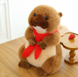 Cute Brown Beaver <strong>Plush</strong> Toy Children Toys <strong>Custom</strong> Stuffed Animal High Quality <strong>Soft</strong> Pillow <strong>Cushion</strong> - Product Image 2