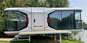 Prefab Space Capsule Cabin Insulated Glamping Tiny Resort Container House - Product Image 3