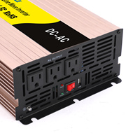 Onduleur de réseau 3000W à onde sinusoïdale pure, sortie basse fréquence, transformateur toroïdal, monophasé, entrée DC12-48V, pour climatiseur haute performance