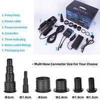 QLOZONE dc pompe submersible aquarium koi étang filtre jardin fontaine pompe à eau de circulation pompe à eau solaire pour étang à poissons