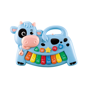 Nouveaux jouets éducatifs pour bébés et enfants, adorable <span class=keywords><strong>vache</strong></span>, <span class=keywords><strong>piano</strong></span> à orgue, clavier musical - Product Image 1