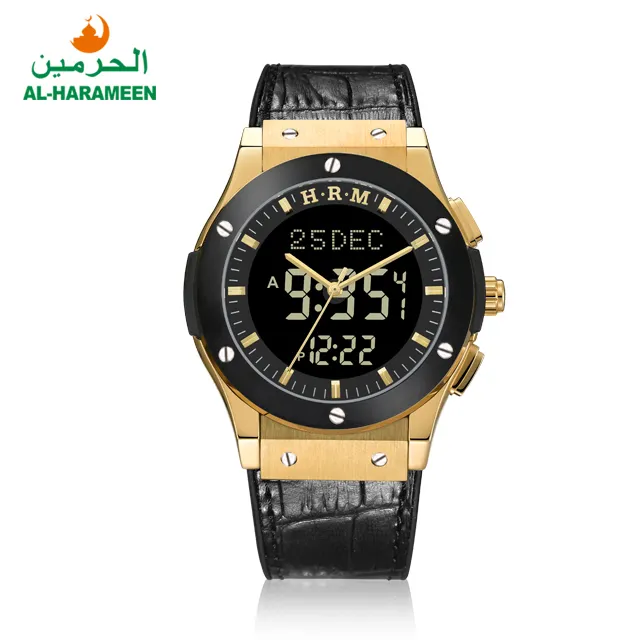 AL-Harameen Islamique Azan Qibla Montre-Bracelet pour la Prière Musulmane