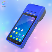AIXW Android Smart POS Terminal 58mm Impresora térmica 5MP Cámara 1D 2D QR Escáner Conectividad inalámbrica PDA Stock disponible ahora