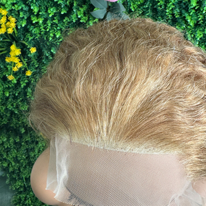 # Perruque frontale en dentelle suisse HD transparente, cheveux humains vierges brésiliens Remy bruts, blonds, 27 Deep Wave, 26 pouces, 13x4 13x6 - Product Image 2