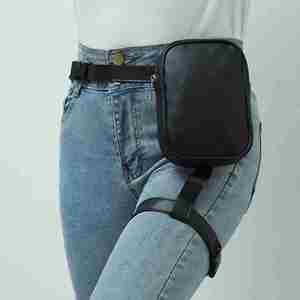 Fashion Waist Leg Bag Ladies Leather Running Waterproof Leg <b>Harness</b> Thigh Fanny Pack - Product Image 4