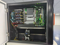 Découpeuse laser fibre CNC haute précision avec rails Hiwin pour acier inoxydable, aluminium, formats AI/PLT