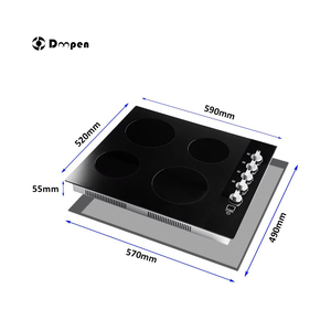 Estufa de Cerámica de Cuatro Quemadores para Encimera, 220V~240V, Buen Precio y Bajo MOQ, Venta al por Mayor, Alta Calidad - Product Image 3