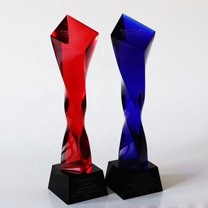 Su misura anni anniversario premi aziendali di cristallo trofeo di cristallo premi e trofei - Product Image 2