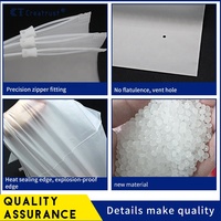 Sacs en plastique givrés personnalisés ZGCX CPE avec fermeture éclair pour vêtements, sacs d'emballage mat avec fermeture à glissière pour vêtements