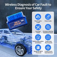 Lector de código de luz de motor para coche, dispositivo profesional de control automático, compatible con todos los vehículos, inalámbrico, WiFi, OBD2, OBDII, escáner para iPhone/iOS y Android