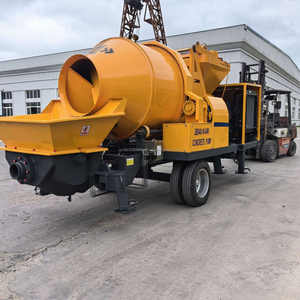 Máquina de bomba mezcladora de hormigón con motor diésel JBS40 Máquina de bomba de hormigón para proyectos de construcción - Product Image 6