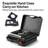 Réchaud à cassette, réchaud à gaz portable d'extérieur pour le camping et la cuisine, brûleur à gaz portable pour fondue, cuisinière à gaz de camping