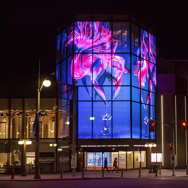 Interactive Transparent Full Color LED Display P8 Touch Enabled Smart for Museum Exhibition 3000cd Brightness 5-Year Warranty