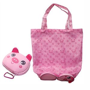 ถุงช้อปปิ้งพับได้แบบพกพาพับเก็บได้รูปสัตว์การ์ตูนน่ารักนำกลับมาใช้ใหม่ได้ซูเปอร์มาร์เก็ตรีไซเคิล - Product Image 2