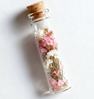 Vente en gros de flacons tubes à essai en verre borosilicaté pour huiles essentielles, capacités 30ml et 100ml, transparents, avec bouchon à vis tubulaire et surface givrée soyeuse