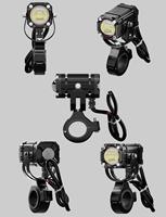 12-36V 12W Super Lumineux Étanche LED Haut Bas Faisceau Stroboscopique Devil Eye Spot Faisceau Phare pour Moto ATV UTV